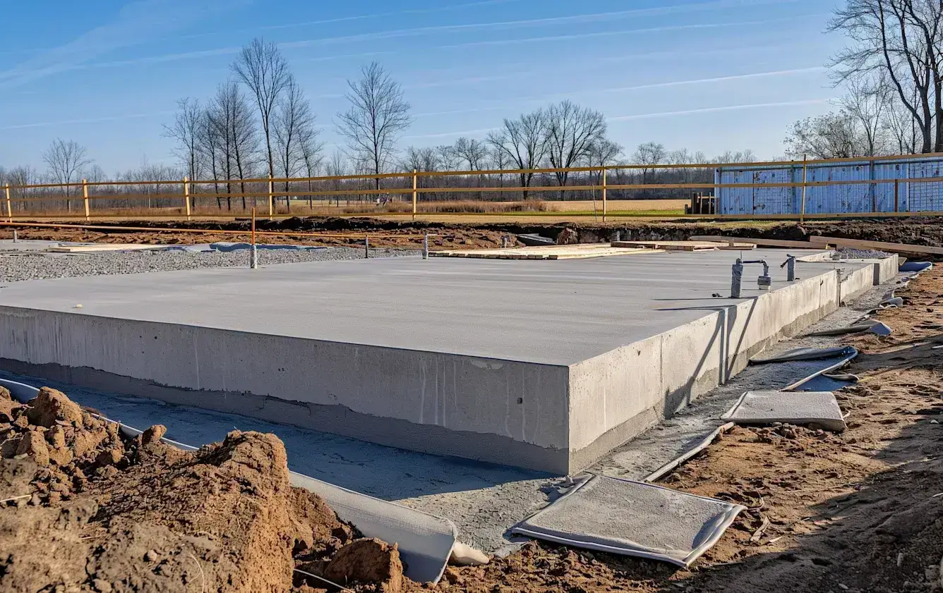 Изграждане на фундамент на къща