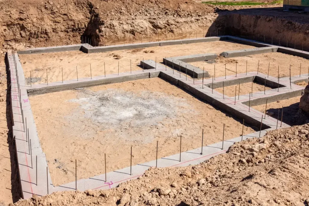 кофраж и армировка за фундамент